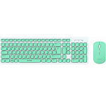 Клавиатура+мышь БП SMARTBUY ONE 250288AG бело-зеленый (SBC-250288AG-WG)
