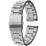 Ремешок для часов "Соломон", 22 мм, металл, серебристый 9668064