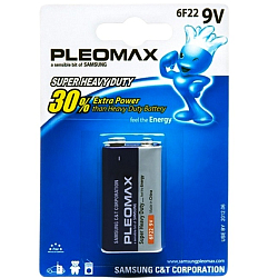 Элемент питания SAMSUNG PLEOMAX 6F22 BL-1 (крона)