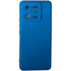 Задняя накладка SILICONE COVER для Xiaomi 13 Pro 5G №09 Голубой
