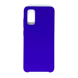 Силиконовый чехол SILICONE CASE для Samsung Galaxy S20 (индиго)