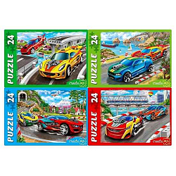 Пазл «Мегагонки», 24 элемента, МИКС 3819131