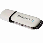 USB 32Gb Philips SNOW3.0, белый, чёрная вставка