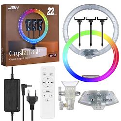 Светодиодное кольцо-подсветка 56см JBH RD-56 22" RGB