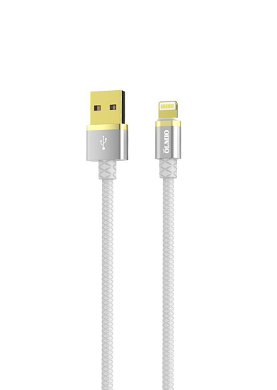 Кабель USB <--> Lightning  2.0м OLMIO белый (038687)