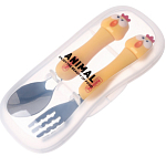 Набор детских столовых приборов «Курочки», вилка, ложка 10105354