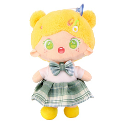 Мягкая игрушка «Куколка» с заколкой, 25 см, цвет желтый 10092582