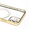 Задняя накладка SM027 SafeMag для iPhone 12 (gold) (232389)