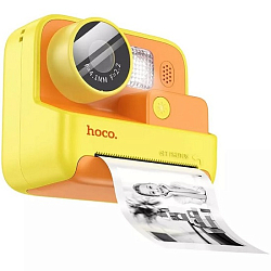 Детская камера HOCO DV200 Dual, жёлтая