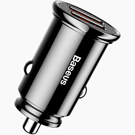 Авто ЗУ 2USB BASEUS CCALL-YD01  черный, 30W
