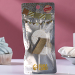 Свеча в торт "Манхеттен", цифра "2", белая с золотом   7003938