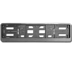 Рамка номерного знака AVS RN-04 карбон темный