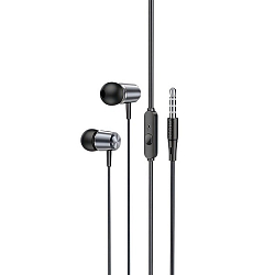 Наушники HOCO M108, Spring, серый, Jack 3.5мм