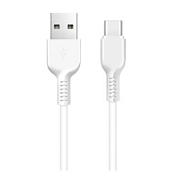 Кабель USB <--> Type-C  1.0м HOCO X20 белый