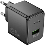 Сетевое ЗУ 1USB 3A HOCO CS17A Black, Type-C, 22,5Вт
