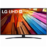 Телевизор LG 43UT81006LA.ARUB черный, 43"