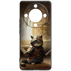 Силиконовый чехол DF для Honor X9a DF hwCase-130 (black) Art035