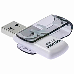 USB 32Gb Philips VIVID3.0, белый, чёрный