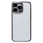 Задняя накладка PC073 для iPhone 15 Pro Max (silver) с закрытой камерой