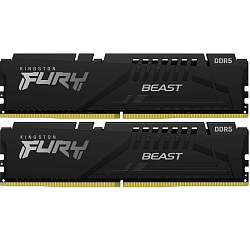 Оперативная память DDR5 32Gb (Kit of 2) KINGSTON FURY Beast Black EXPO U-DIMM, 5600МГц, CL36/ KF556C36BBEK2-32
