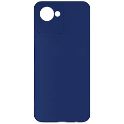 Силиконовый чехол DF для Realme C30s DF rmCase-27 (blue)