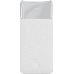 Внешний АКБ BASEUS (20000mAh) 15W Bipow Digital Display белый (PPBD050102)