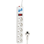 Сетевой фильтр  3.0м POWERCUBE SPG-B-10-WHITE (5 розеток) белый