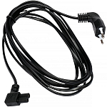Кабель питания 3.0м Cablexpert PC-184A-VDE-3M CEE 7/16-C7, 2x0.75мм2, 2.5А, VDE, угл.разъемы, черный, пакет
