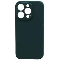 Силиконовый чехол SILICONE CASE NEW ERA для iPhone 13 темно зеленый