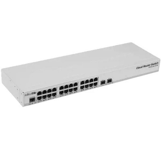 Маршрутизатор MIKROTIK 24PORT 1000M CRS326-24G-2S+RM 