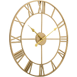 Часы настенные, серия: Лофт, плавный ход, d-60 см, золото 7353091