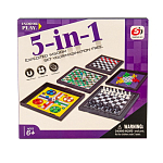 Игра детская настольная "5 в 1" SHANTOU YISHENG S3304