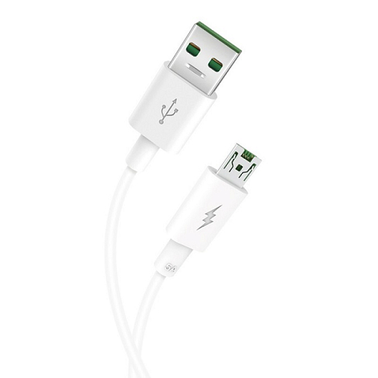 Кабель USB <--> microUSB  1.0м XO-NB119 белый