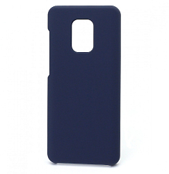 Задняя накладка SILICONE COVER Color для Xiaomi Redmi Note 9S/Redmi Note 9 Pro (008) темно синий