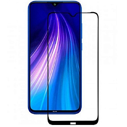Противоударное стекло 20D KEIS для Xiaomi Redmi Note 10 Pro черное, полный клей