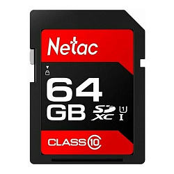 SD 64GB NETAC P600 U1/Class 10 (80Mb/s)