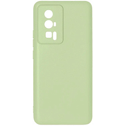 Силиконовый чехол DF для Xiaomi Poco F5 Pro DF poCase-15 (light green)