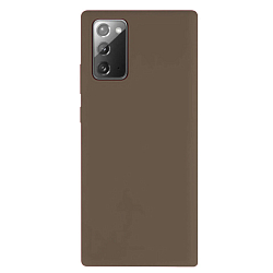 Cиликоновый чехол NONAME для Samsung Galaxy Note 20Ultra (Коричневый), матовый