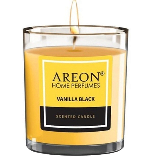Ароматическая свеча AREON Vanilla Black, 120гр