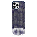 Задняя накладка PC095 POSH SHINE для iPhone 16 Pro Max кристальный водопад (blue titanium) (237127)