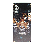 Задняя накладка GRESSO. Коллекция Тигр 3 для Samsung Galaxy M52 прозрачный