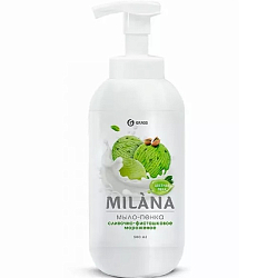 Жидкое мыло-пенка GRASS Milana сливочно-фисташковое мороженое" (флакон 500 мл) 125421