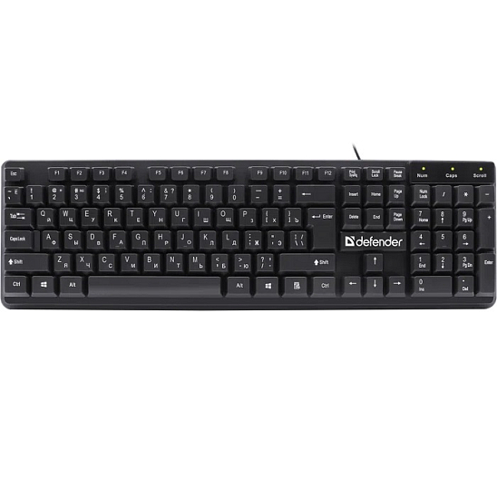 Клавиатура DEFENDER Symbol HB-559 RU, черный