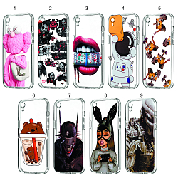 Задняя накладка ISA для XR 2.0mm TPU Clear case с принтами (МИКС)