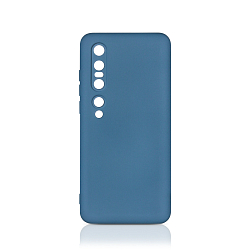 Силиконовый чехол DF для Xiaomi Mi 10 Pro синий (xiOriginal-08)