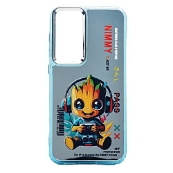 Задняя накладка PC092 для Samsung Galaxy S23FE (груд) (transparent)