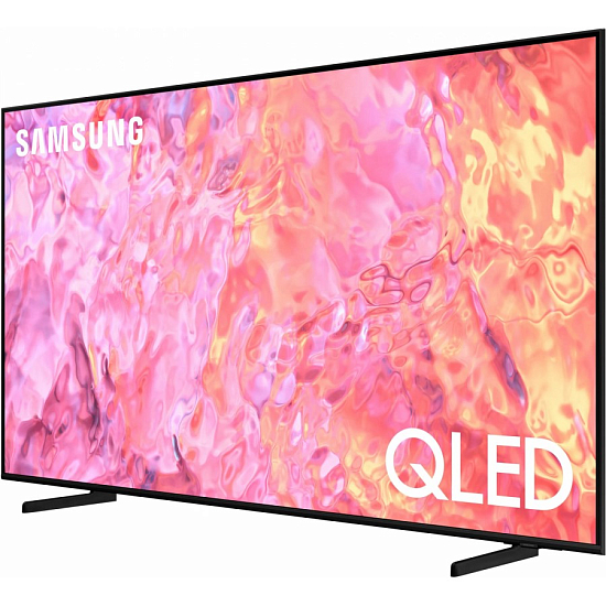 Телевизор Samsung QE55Q60CAUXRU Q черный 55"