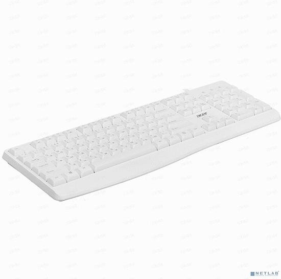 Клавиатура ACER OKW301 белый USB (ZL.KBDCC.01B)