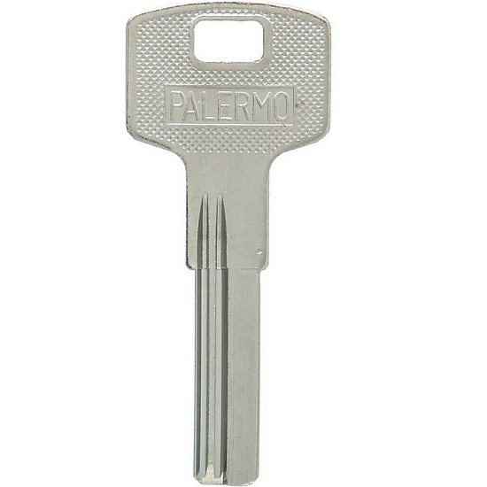 Заготовка ключа PALERMO 2 паза (28*8,8*2,3) ст. AP-1D бронь Китай