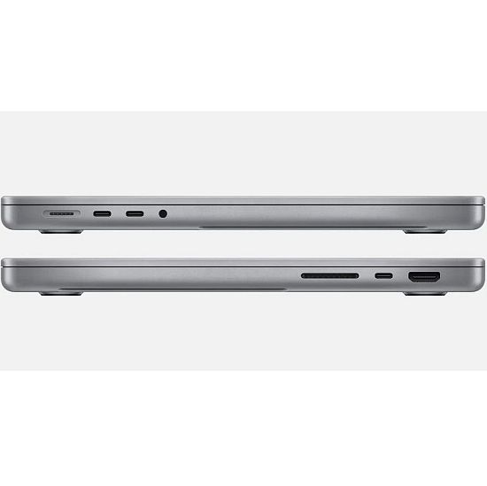 Ноутбук 14 " Apple Macbook Pro 14 (Apple M1 Pro / 16 ГБ/ SSD 1TБ/ Apple graphics 14-core/ macOS), MKGQ3, RUS , серый космос, русская клавиатура